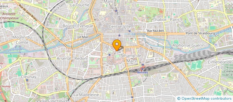 localisation de l'entreprise MADAME AUDREY ROUVIN  RENNES