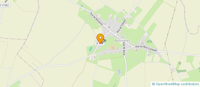 localisation de l'entreprise MADAME AUDREY RUCQUOIS  BONNIERES