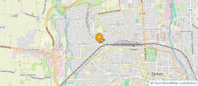 localisation de l'entreprise MADAME AUDREY RUIZ  TARBES