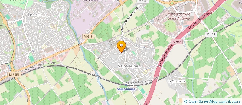 localisation de l'entreprise MADAME AUDREY RUMEAUX  SAINT-AUNES