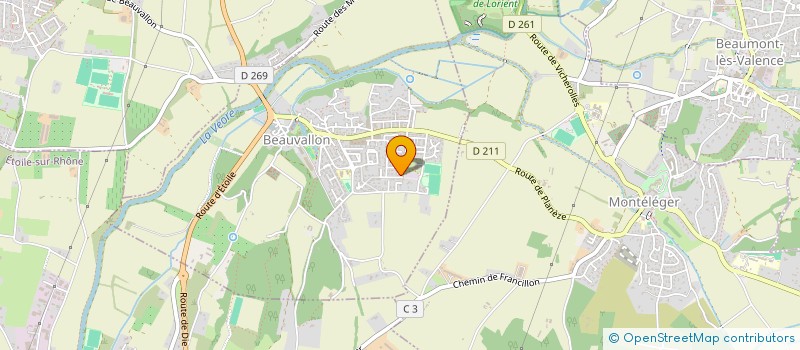 localisation de l'entreprise MADAME AUDREY SABATIER  BEAUVALLON