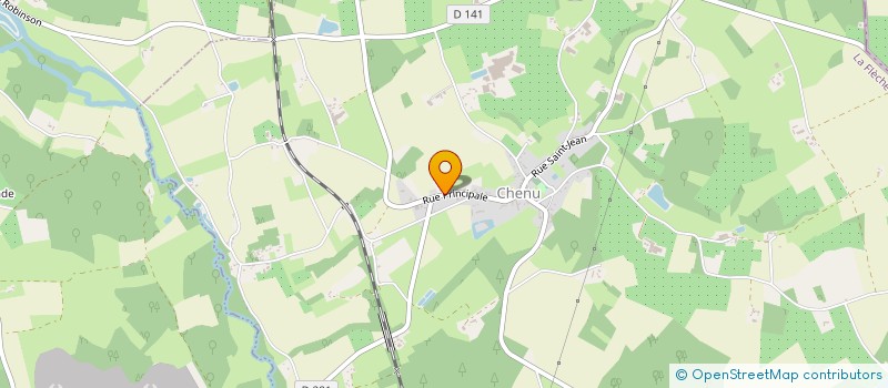 localisation de l'entreprise MADAME AUDREY SABIN  LA BRUERE-SUR-LOIR