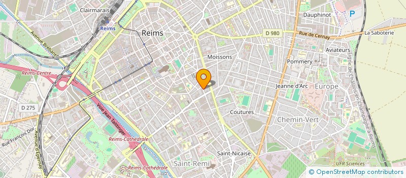 localisation de l'entreprise MADAME AUDREY SAINT-LEUX-PES  REIMS