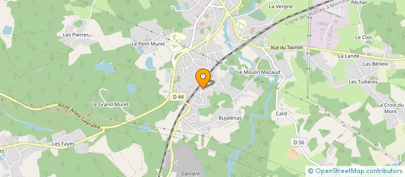 localisation de l'entreprise MADAME AUDREY SAINTE CATHERINE  AMBAZAC