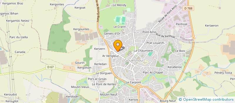 localisation de l'entreprise MADAME AUDREY SALAUN à GOUESNOU