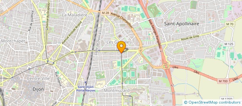 localisation de l'entreprise MADAME AUDREY SALLE à DIJON