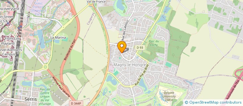 localisation de l'entreprise MADAME AUDREY SALMON  MAGNY-LE-HONGRE