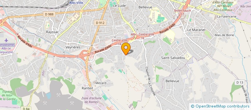 localisation de l'entreprise MADAME AUDREY SANTOS à ALBI