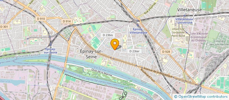 localisation de l'entreprise MADAME AUDREY SAPOTILLE à EPINAY SUR SEINE