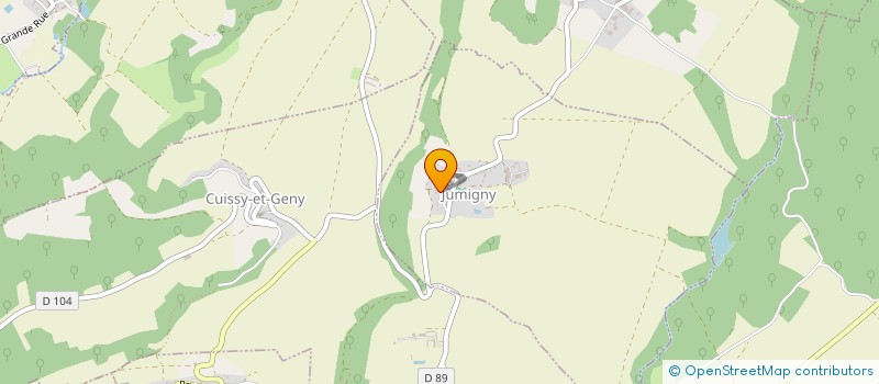 localisation de l'entreprise MADAME AUDREY SAQUET  JUMIGNY