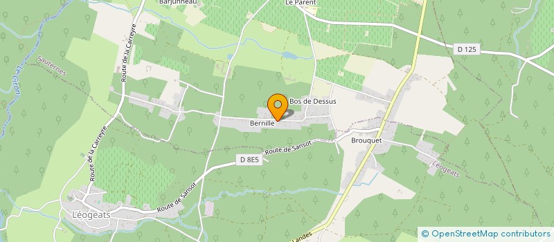 localisation de l'entreprise MADAME AUDREY SARRAUTE à SAUTERNES