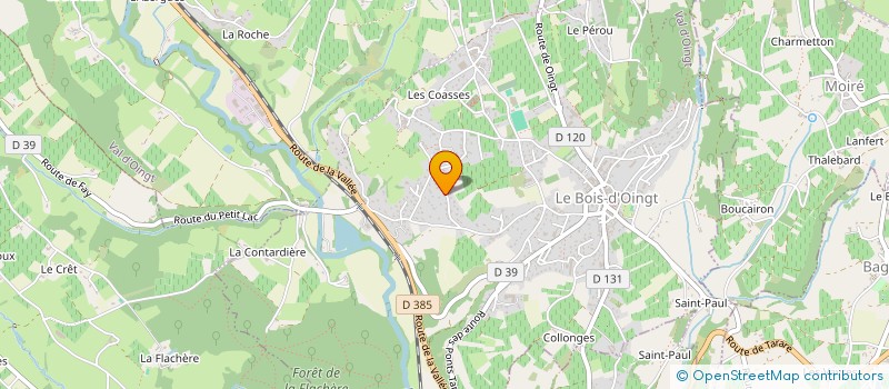 localisation de l'entreprise MADAME AUDREY SARRAZIN à VAL D'OINGT
