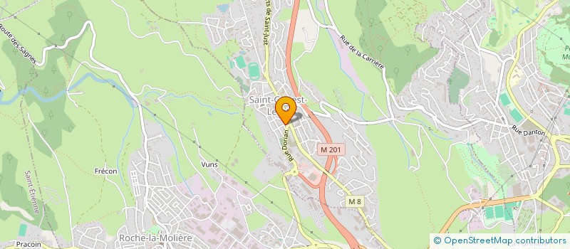 localisation de l'entreprise MADAME AUDREY SAUZE  SAINT-GENEST-LERPT