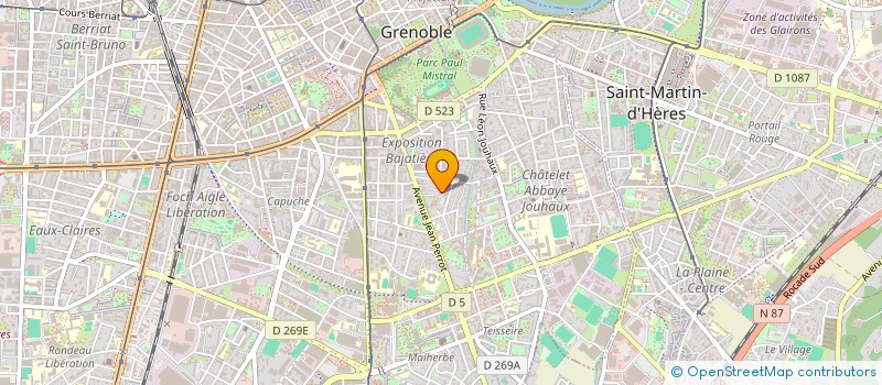 localisation de l'entreprise MADAME AUDREY SAUZE  GRENOBLE