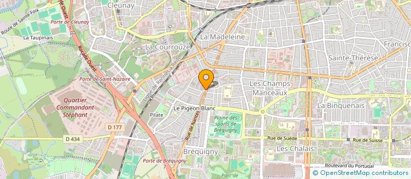 localisation de l'entreprise MADAME AUDREY SAVENEAU  SAINT-JACQUES-DE-LA-LANDE