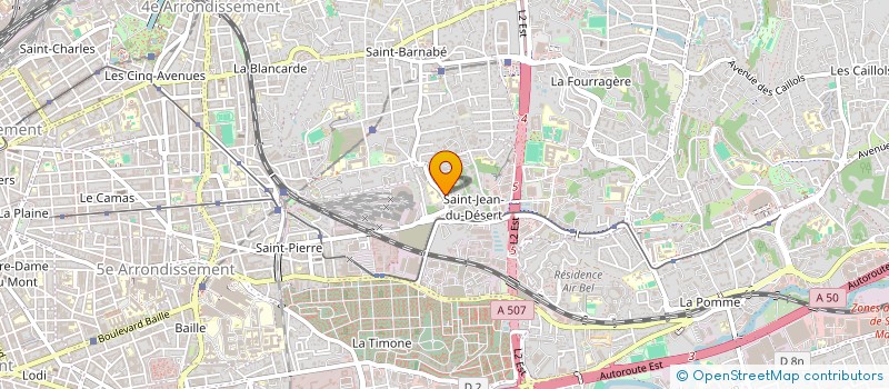 localisation de l'entreprise MADAME AUDREY SAVOURNIN à MARSEILLE
