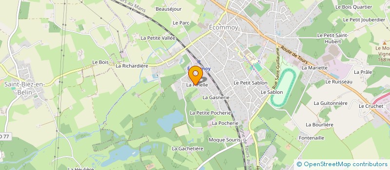 localisation de l'entreprise MADAME AUDREY SCHIAFFINO  ECOMMOY