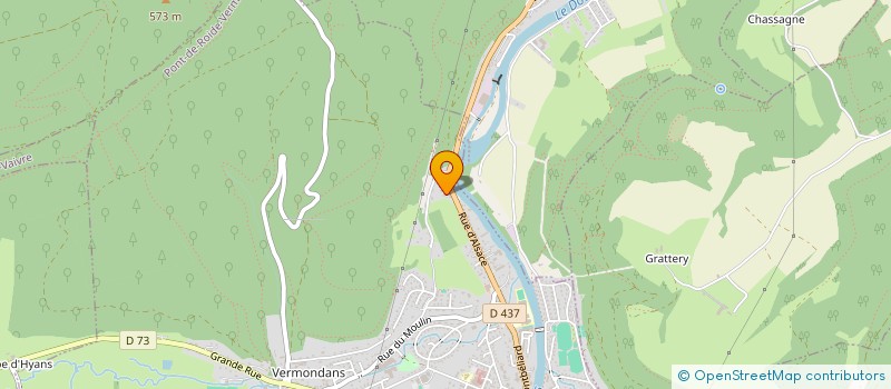 localisation de l'entreprise MADAME AUDREY SCHREIBER  PONT-DE-ROIDE-VERMONDANS