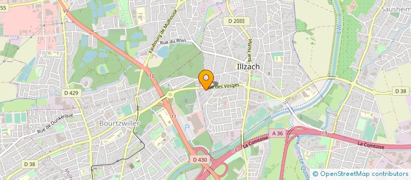 localisation de l'entreprise MADAME AUDREY SCHUPP  ILLZACH