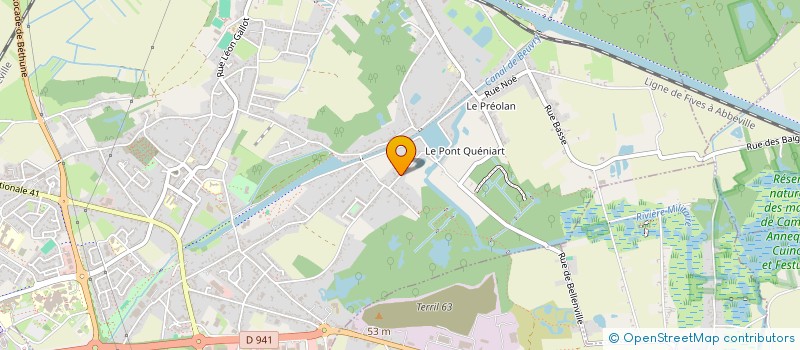 localisation de l'entreprise MADAME AUDREY SCHWARSHAUPT  BEUVRY