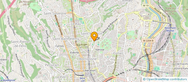 localisation de l'entreprise MADAME AUDREY SCIORE  NICE