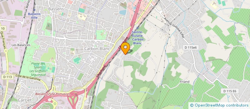 localisation de l'entreprise MADAME AUDREY SCIOZARD  SAINTE-EULALIE