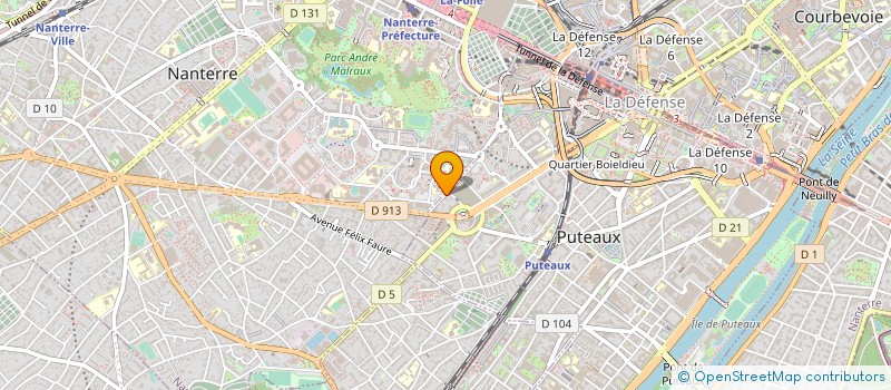 localisation de l'entreprise MADAME AUDREY SEBBAH  PUTEAUX