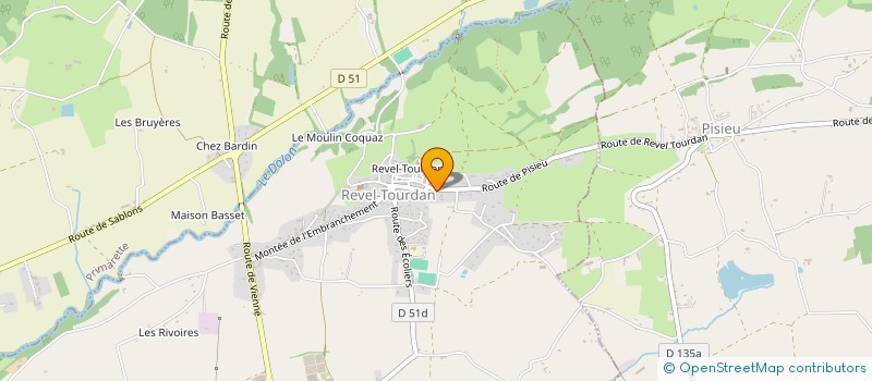 localisation de l'entreprise MADAME AUDREY SEDOFF  REVEL-TOURDAN