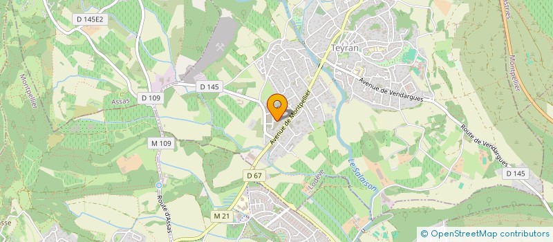 localisation de l'entreprise MADAME AUDREY SEGUIN  TEYRAN