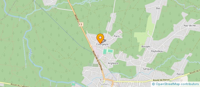 localisation de l'entreprise MADAME AUDREY SEJOURNE  SALLES