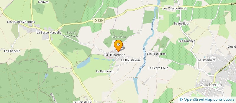 localisation de l'entreprise MADAME AUDREY SELIN  BRISSAC LOIRE AUBANCE