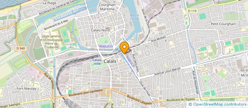 localisation de l'entreprise MADAME AUDREY SEUX  CALAIS