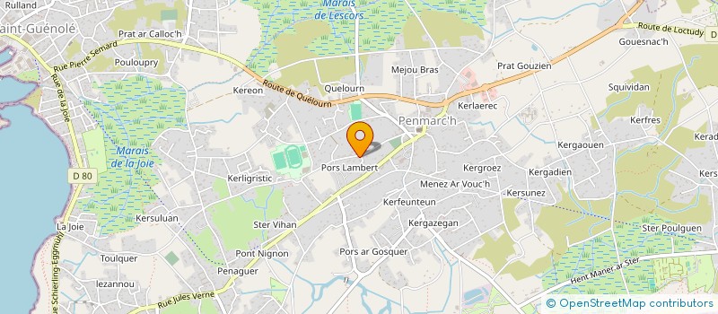 localisation de l'entreprise MADAME AUDREY SEVEN  PENMARCH