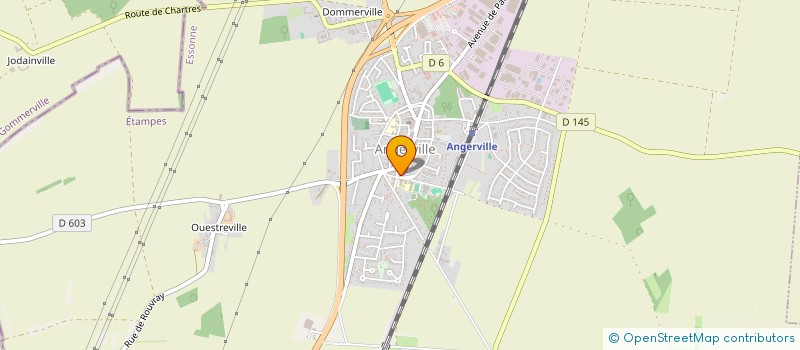 localisation de l'entreprise MADAME AUDREY SIBILLE  ANGERVILLE