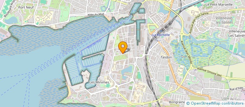 localisation de l'entreprise MADAME AUDREY SICAUD  LA ROCHELLE