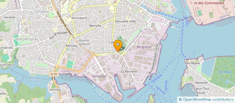 localisation de l'entreprise MADAME AUDREY SIGNORY  LORIENT