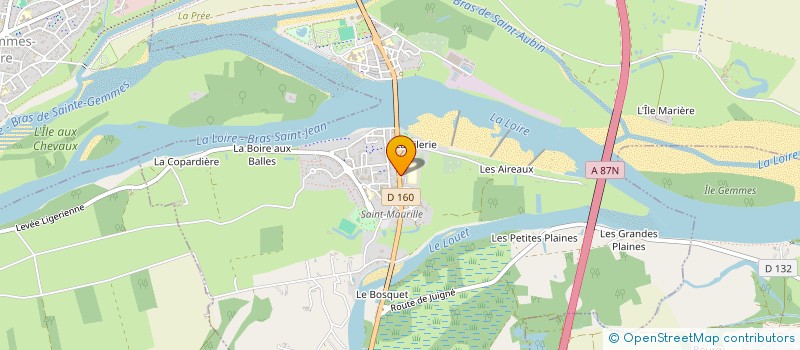 localisation de l'entreprise MADAME AUDREY SIGOGNE  LES PONTS-DE-CE