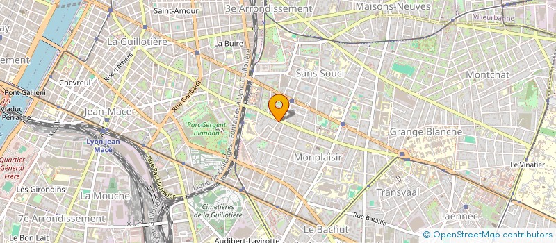 localisation de l'entreprise MADAME AUDREY SILLAM  LYON