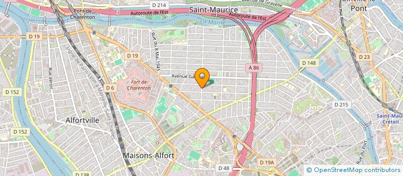 localisation de l'entreprise MADAME AUDREY SIMON à MAISONS-ALFORT