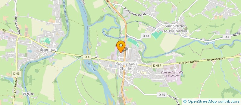 localisation de l'entreprise MADAME AUDREY SIMON  POUILLY-SOUS-CHARLIEU