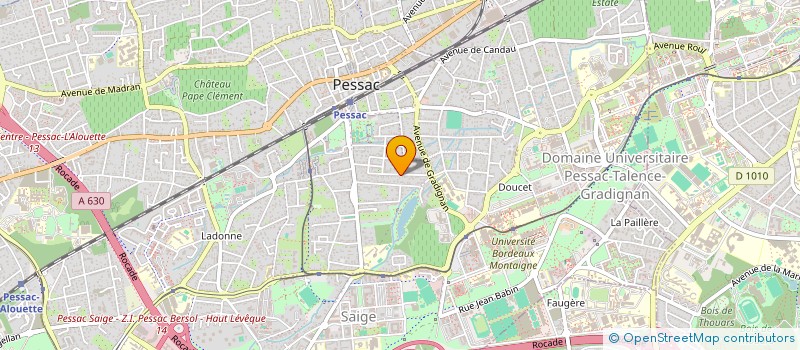 localisation de l'entreprise MADAME AUDREY SIMON à PESSAC