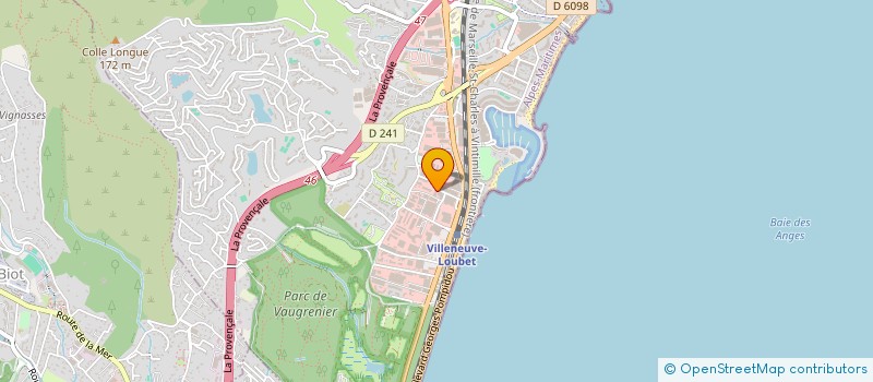 localisation de l'entreprise MADAME AUDREY SIMONETTI  NICE