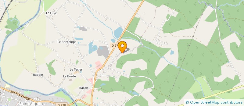 localisation de l'entreprise MADAME AUDREY SINAMA VALLIAMEE  LA ROCHE-CHALAIS