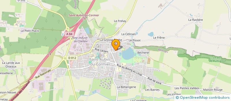 localisation de l'entreprise MADAME AUDREY SOKOL à SAINT-AUBIN-DU-CORMIER