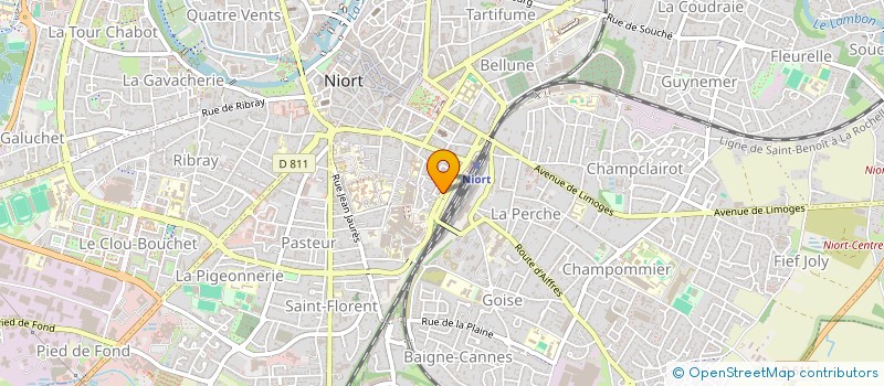 localisation de l'entreprise MADAME AUDREY SOLVAR  NIORT