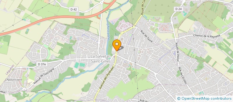 localisation de l'entreprise MADAME AUDREY SOULIE  LA SALVETAT-SAINT-GILLES