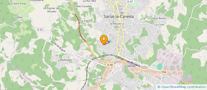 localisation de l'entreprise MADAME AUDREY SOULIE  SARLAT-LA-CANEDA