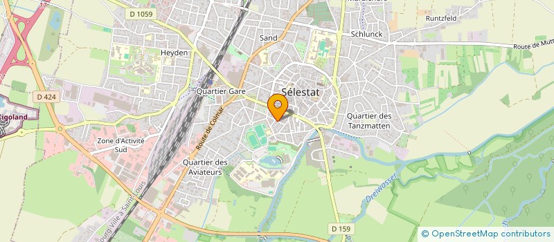 localisation de l'entreprise MADAME AUDREY STOTZ  SELESTAT