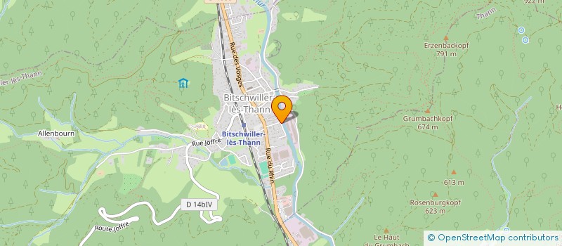 localisation de l'entreprise MADAME AUDREY STRAUB  STAFFELFELDEN