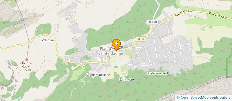 localisation de l'entreprise MADAME AUDREY STRIPPOLI  PLAN-D'AUPS-SAINTE-BAUME